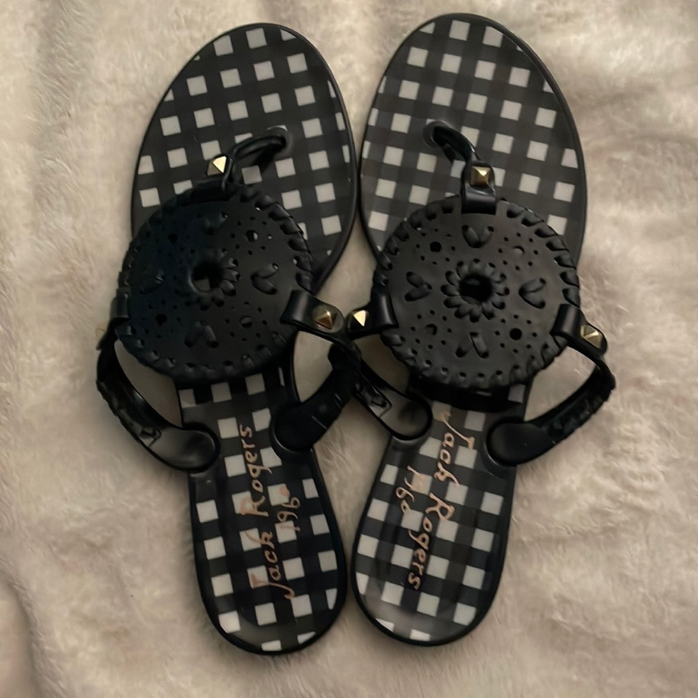 Jack Rogers Blue Flip Flop Sandals